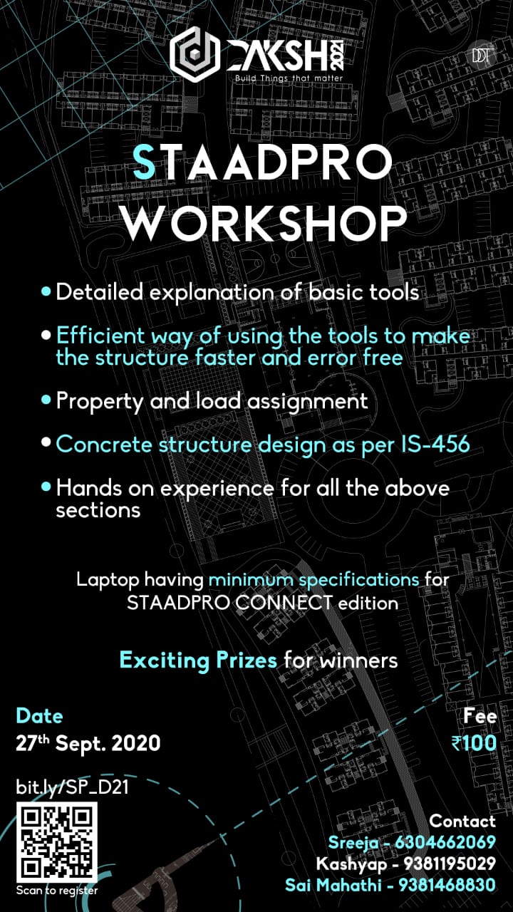 STAADPRO Workshop 2020